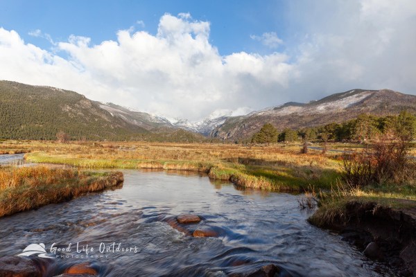 Big Thompson River flowing through Morraine Park within Rocky Mountain National Park.